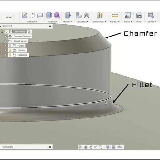 Fillet vs Chamfer