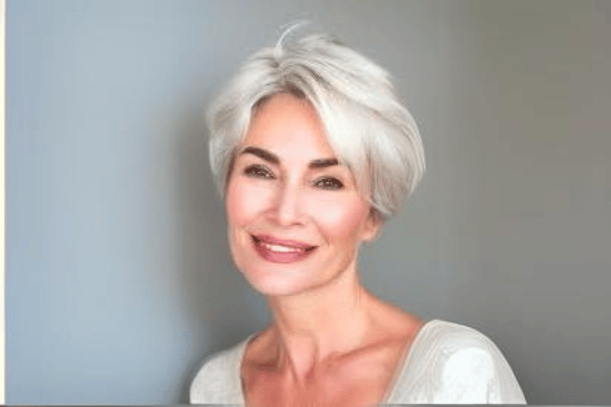 pixie hairstyles for older women