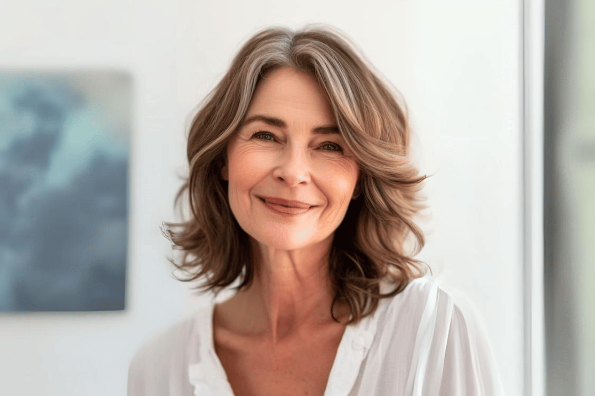 wavy hairstyles for women over 50