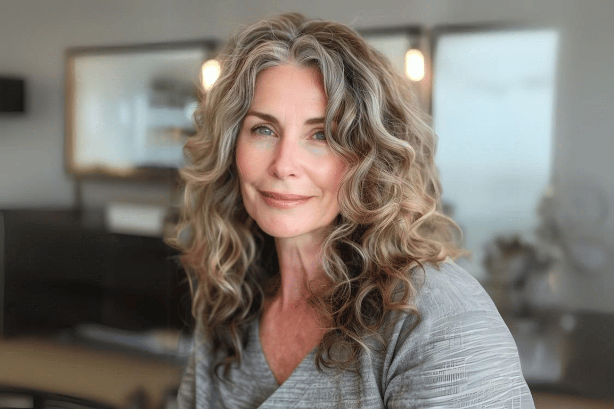 wavy hairstyles for women over 50