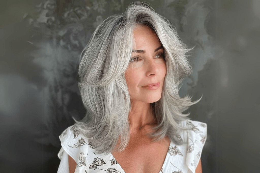 gray hairstyles for women over 50