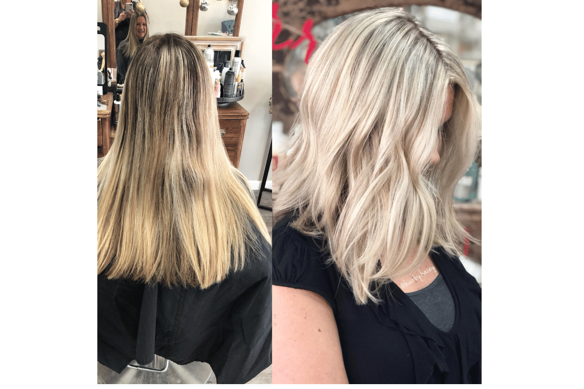 blonde hair transformations