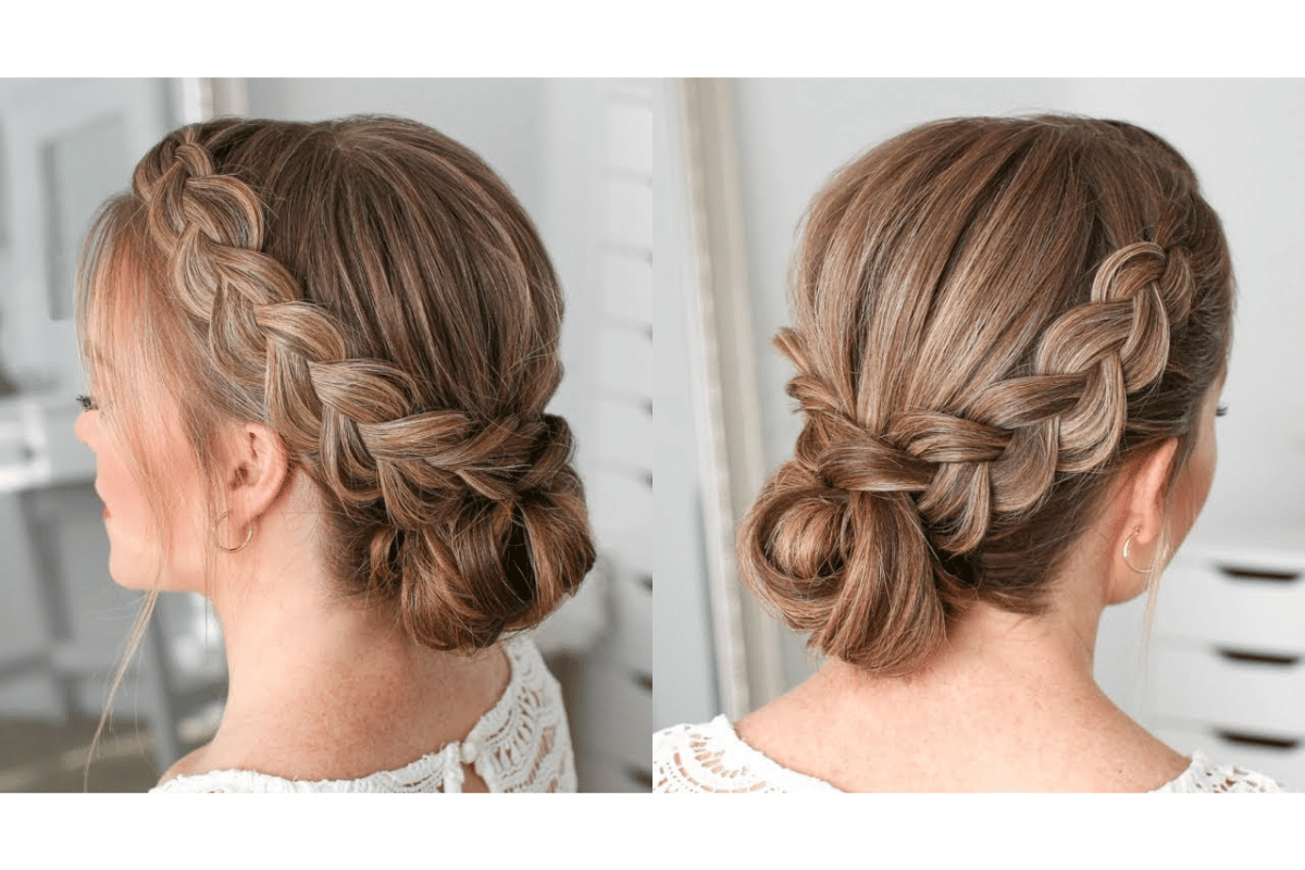 double dutch braid updo tutorial