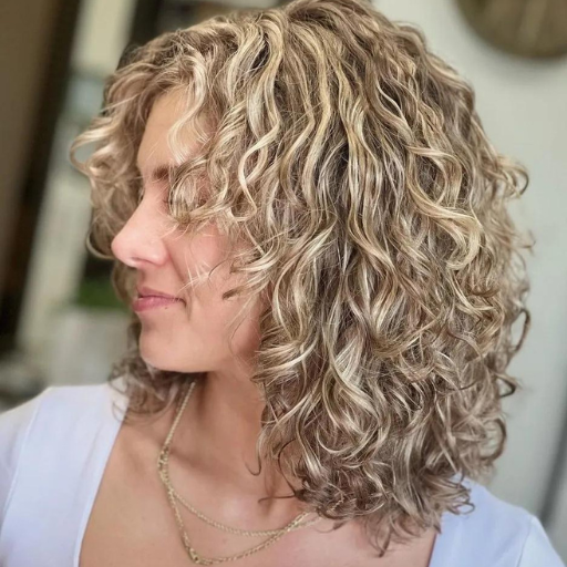 How to Style Your Bangs with Shoulder Length Curly Hair?