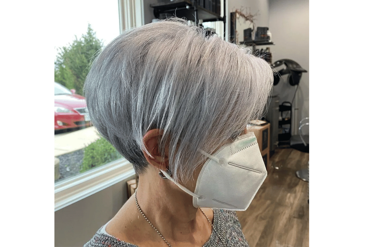 gray hairstyles for older women 