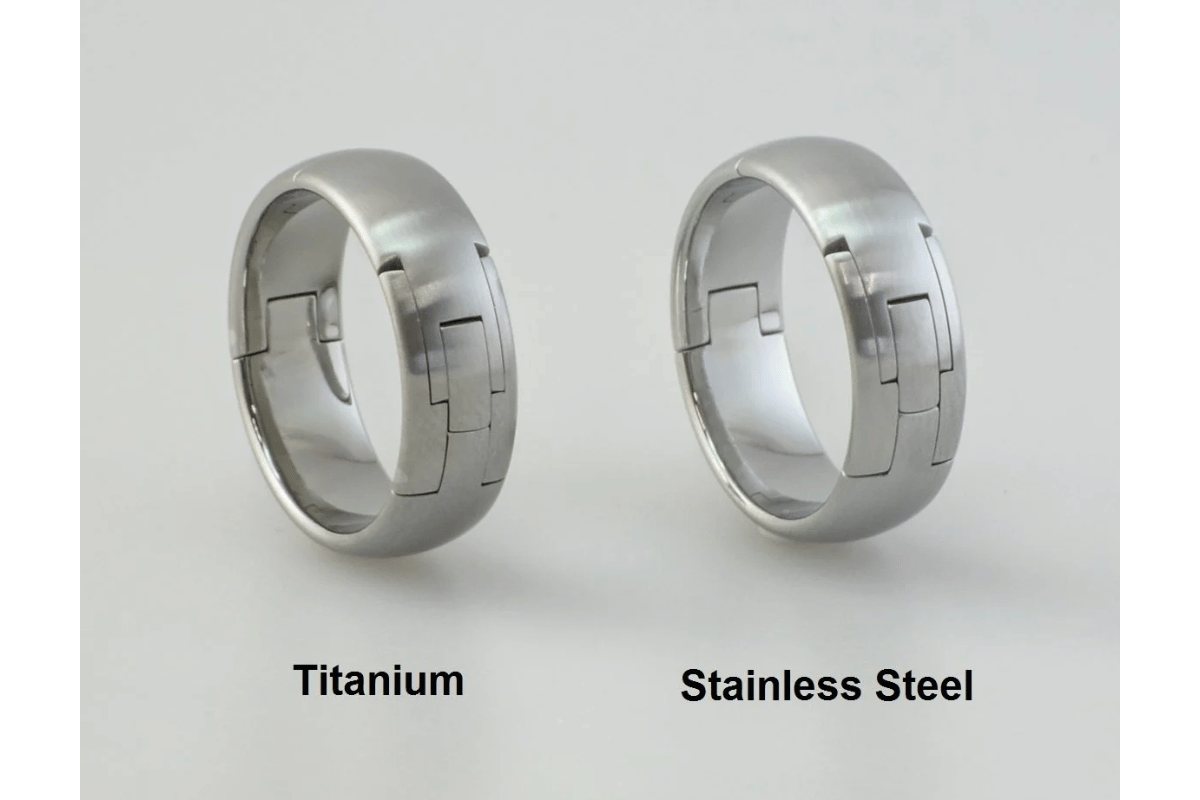 titanium weight vs steel 