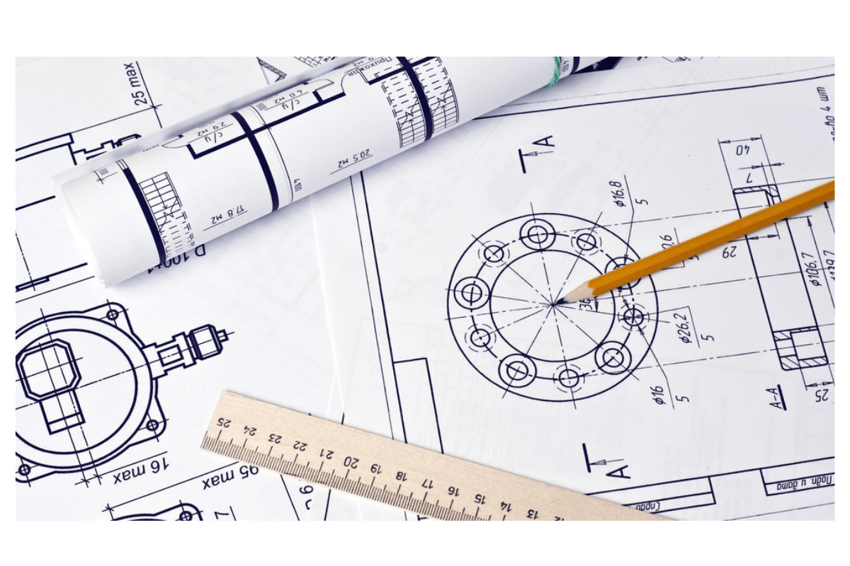 cnc machining drawing 