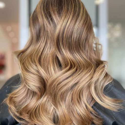 honey blonde balayage