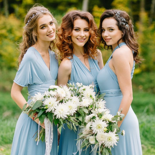 How to Coordinate Bridesmaid Hair with the Bridesmaid Dress