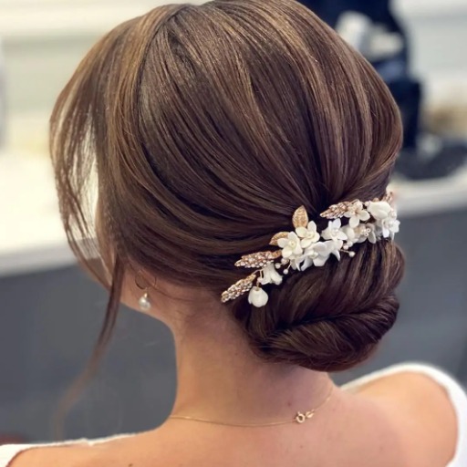 Exploring Textured Low Bun Styles for Brides