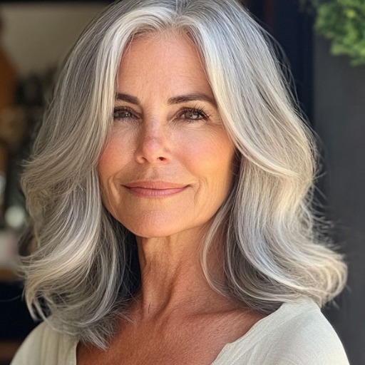 Which Long Gray Hair Styles Are Trending?