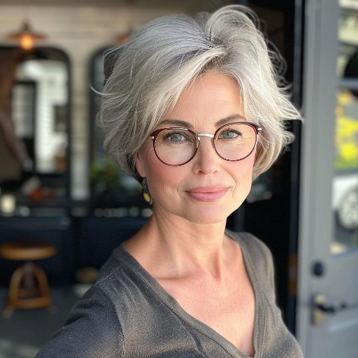 What Are the Most Flattering short choppy hairstyles for over 70?